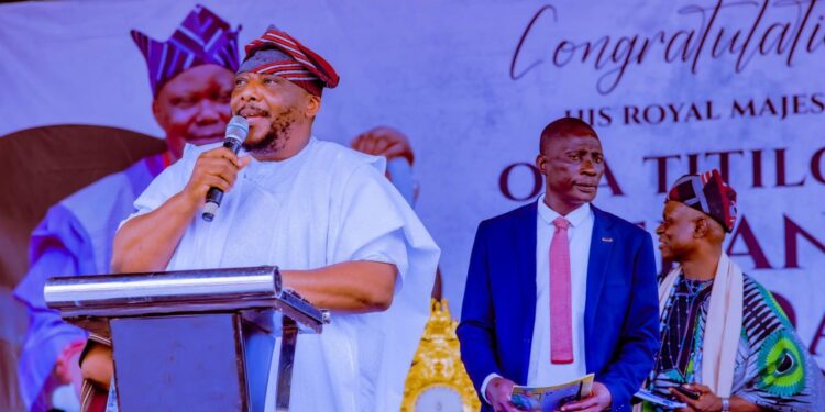 Ibarapakan Celebrates Historic Coronation of Oba Titiloye Sunday, Elempe of Tapa